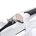 Cecilio Electric/Silent Violin - Style 2, Full Size (4/4) - Ebony Fittings - Metallic Pearl White - Includes Case, Bow, Rosin, Aux Cable, and Headphones