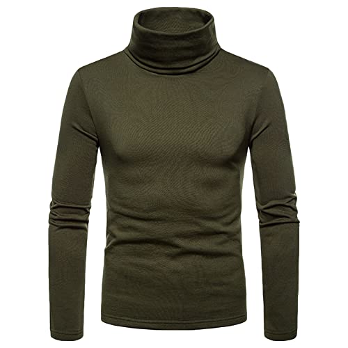 Rollkragen-Pullover Pulli Herren Pullover Woll-Pullover Sweatshirt Slim...