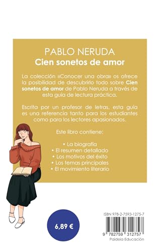 Guia de lectura Cien sonetos de amor de Pablo Neruda (analisis literario de referencia y resumen completo) (Spanish Edition) - Image 2