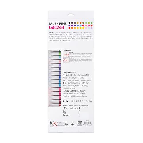 Camel Brush Pens 27 Shades - Image 3