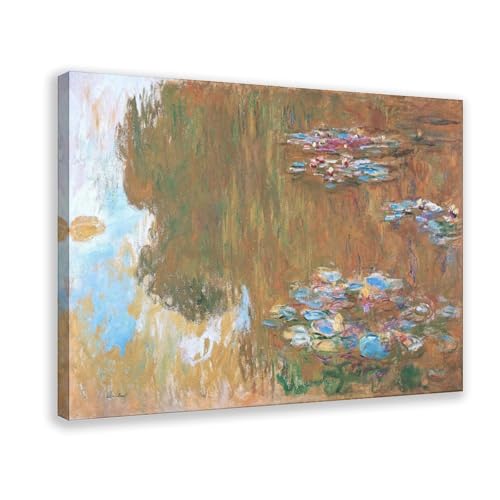 Impression sur toile Claude Monet pour décoration murale de bureau et salon