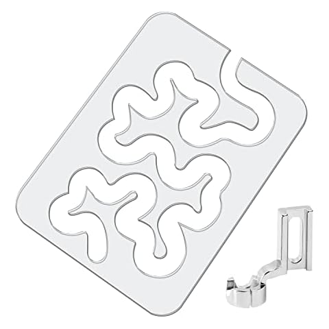 TIHOOK Quilting Ruler Foot Presser, Darning Patchwork Presser Foot 1/4", Quilting Templates, Sewing Machine Presser Foot, Fits Most Low Shank Sewing Machines Cover