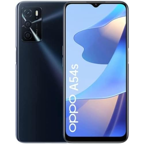 OPPO, A54s Display 6,52 Zoll (16,52 cm), Mediatek Helio G35, Akku 5000 mAh, Dreifach-Kamera, 50 MP, 2 MP, 2 MP, 10 W, Schwarz