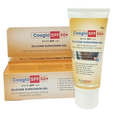 Image of Cosglo SPF 50+ Silicone Sunscreen Gel (50gm)