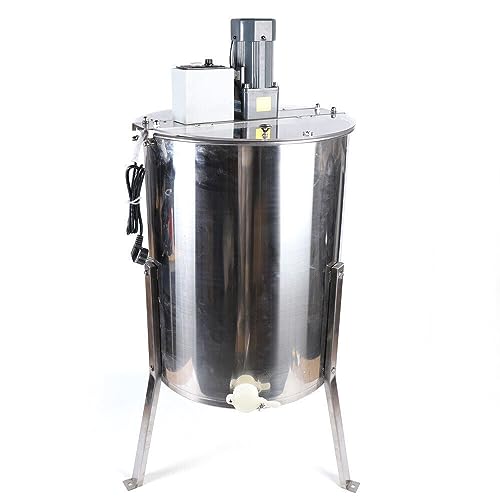Extractor de miel eléctrico de acero inoxidable, extractor de miel, extractor eléctrico tangencial, colector de miel, 220 V, 120 W, extractor de miel, apicultor para apicultura, abeja, compatible con