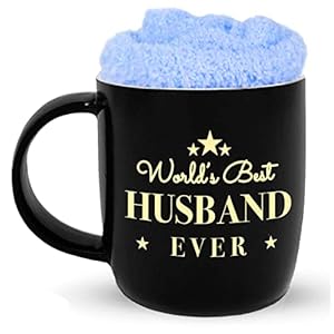 Triple Gifffted Husband Gifts From Wife For Christmas, Birthday, Valentines Day – Worlds Best Husband Ever Coffee Mug…
