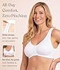 Carole Martin Full-Freedom Comfort Bra Wireless Front Closure Style 7218 - White 36