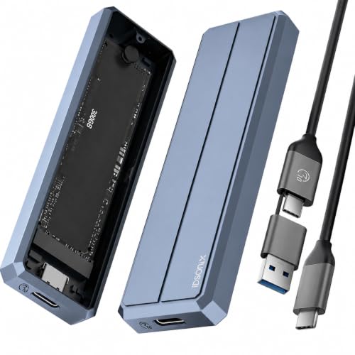 Enclosure Adaptador iDsonix M.2 NVMe SATA Aluminio USB 3.2 miniatura 1