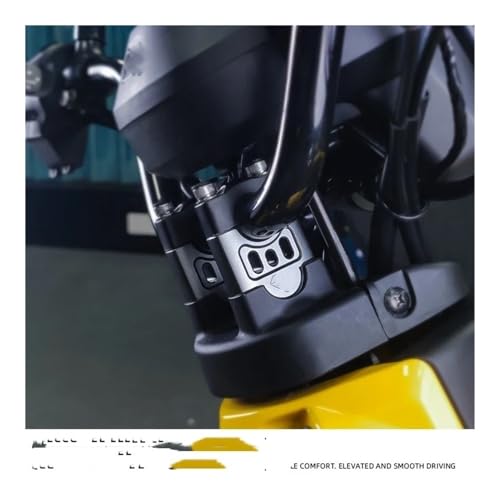 Abrazadera manillar Cross Cub 110 con soporte de fijación estable anti vibración 2