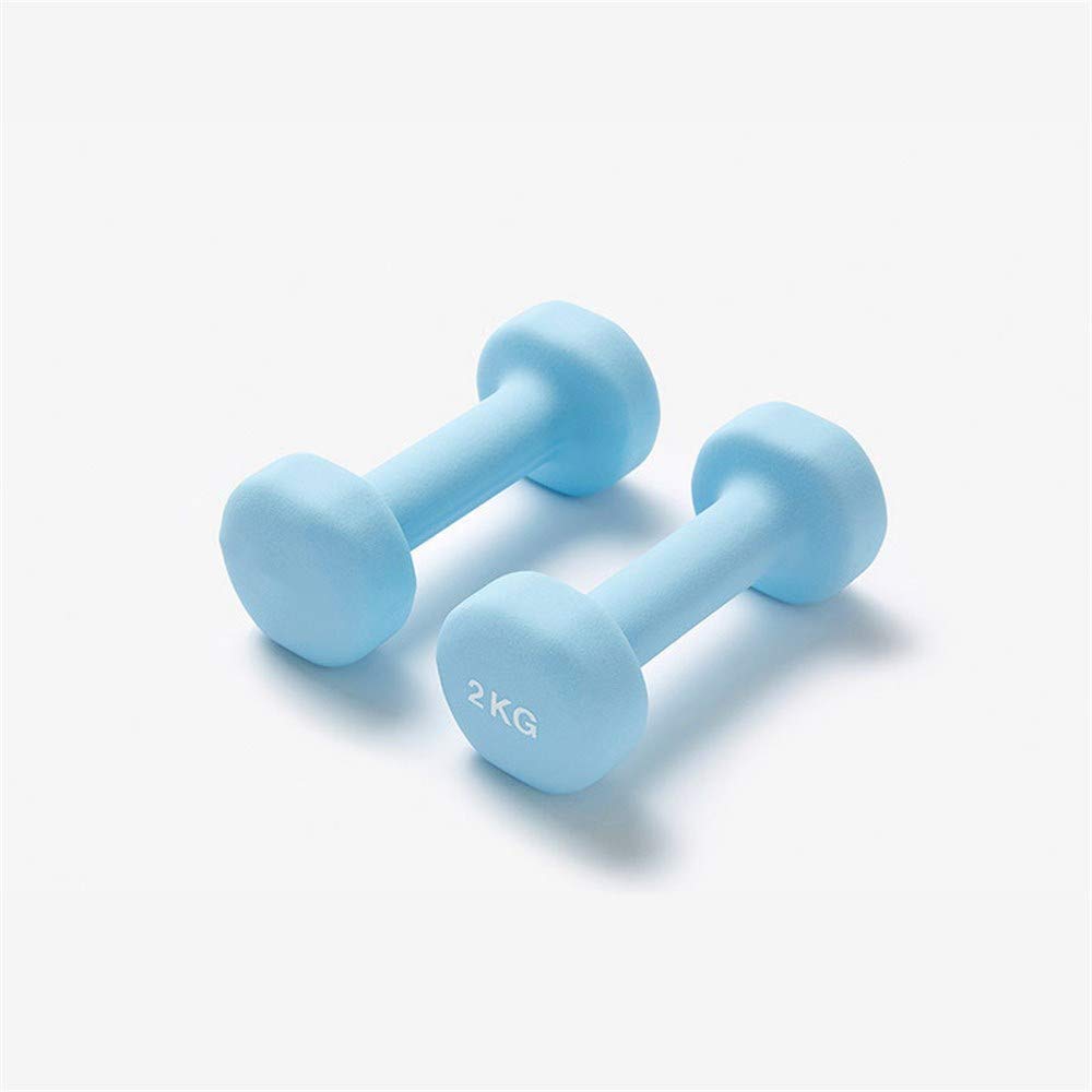 NA Damskie hantle, damskie domowe fitness z cienkimi ramionami sprzęt treningowy dla dziewcząt, cienkie ramiona, trening siłowy o niskiej intensywności (2 kg * 2)