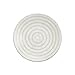 Avet Spain Set del Piatto da Dessert, Terracotta, Bianco, 21 x 21 x 2.2 cm, 6 Pezzi