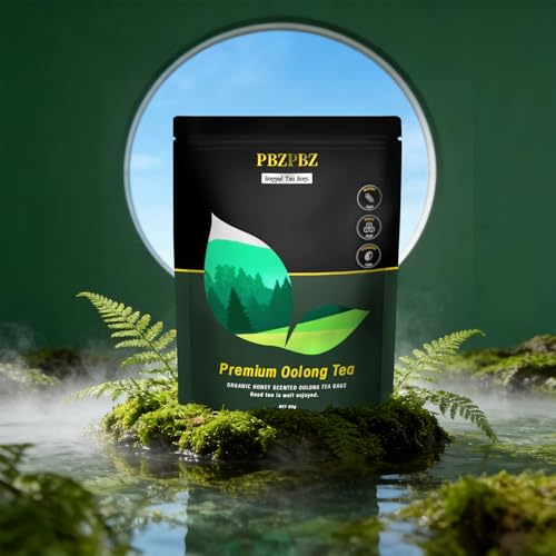Oolong Whole Leaf Tea Bags | High-Altitude Sourced, Organic & Non-GMO | Supports Daily Relaxation | Smooth Floral Honey Flavor, Daily Wellness Ritual | 20 Bags (1)