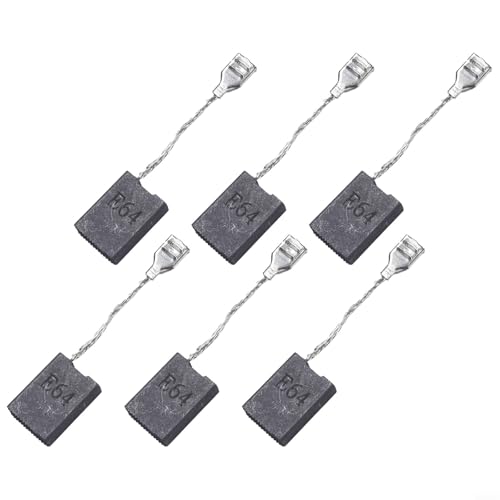 Escobillas de carbón 6 piezas para Bosch GWS20180, repuesto para herramientas GWS18 180/230 GWS21 180/2306