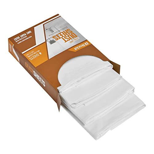 Brackit 4 x große Staubschutzfolien