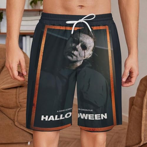 Short Sweatpants Halloween Michael Myers Bathing Suit Swimming Trunks for Men Summer Beach Shorts Swim Shorts2