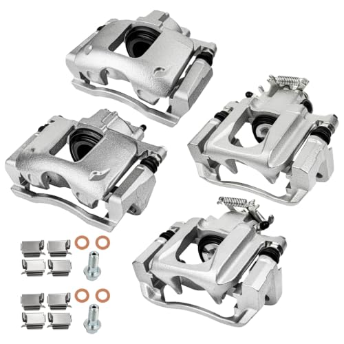 Image of cciyu Front & Rear Brake Calipers w /Bracket 2008-2012 For Chrysler For Town & Country,2008-2012 For Dodge For Grand Caravan,2009-2012 For Volkswagen For Routan 18B5044 18B5045 18B5081 18B5080
