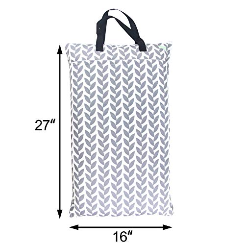 Wegreeco WE-STD-HY Reusable Hanging Wet Dry Cloth Diaper Bag thumb #1