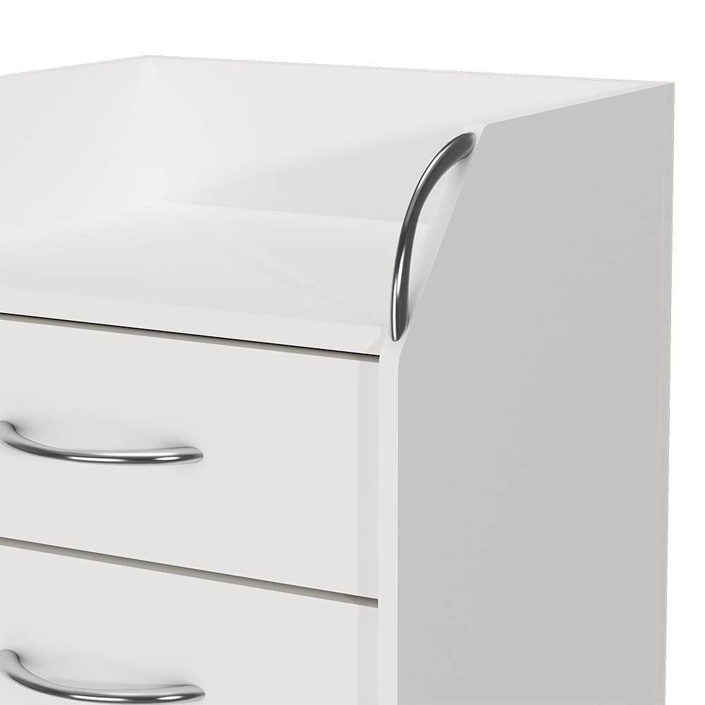 Vicco Caisson Roulant Gwendolyn, Blanc, 36x40cm