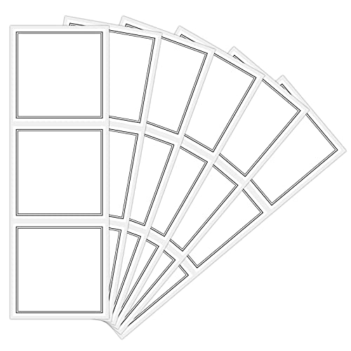 Image of Segbeauty 18pcs Blank Waterproof Labels, 2.5in White Soap Dispenser Stickers for Plastic Glass Bottles, Handwritten Removable Self-Adhesive Labels for Shampoo Conditioner Lotion Hand Soap Dish Wash