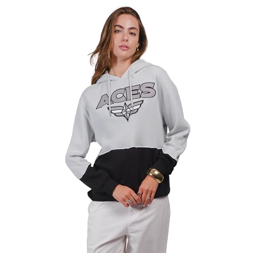 Ultra Game WNBA Official Womens Super Soft Stellar Hoodie Sweatshirt, Las Vegas Aces, Team Color, Small