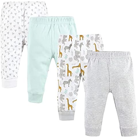 Hudson Baby Girls Cotton Pants and Leggings Set Cover