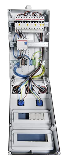 VOTHA® Wandverteiler - verdrahtetWUPPERTAL mit FI-Schalter Steckdose 230 V~ 2, CEE 16 A, 400 V~ 1, CEE 32 A, 400 V~ 2, CEE 63 A, 400 V~ ohne