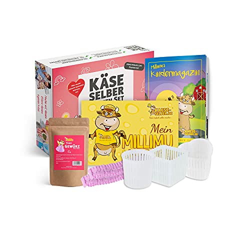 Käse selber Machen Set Käseset für Kinder Geschenkidee - Kinderedition ROSA