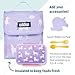Wildkin Kids Lunch Bag with Cotton Nap Mat Cover - Reusable Lunch & Nap Time Set for School and Travel - Unicorn