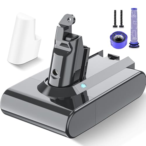 Batterie V6 Dyson 6000mAh pour remplacer votre bloc usé qui ne tient plus la charge