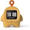AI Desktop Companion Robot with Chat, Translation & Alarm Clock, Smart Interactive Pet with Emotional Expressions, Voice Assistant & Learning Features, Cute Desk Gadget (Yellow)
