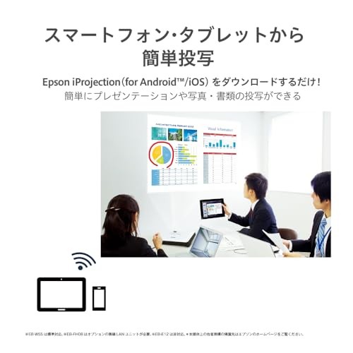 Image of Epson EB-W55 Business Projector LCD 4000 lm WXGA 2.6 kg HDMI