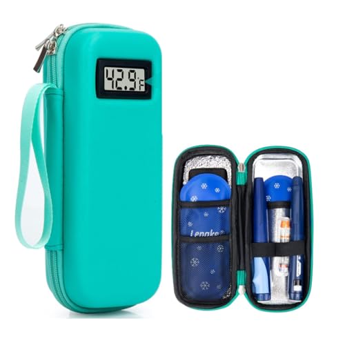 Insulin Cooler Travel Case with Temperature Display, Insulin Travel Case Approved