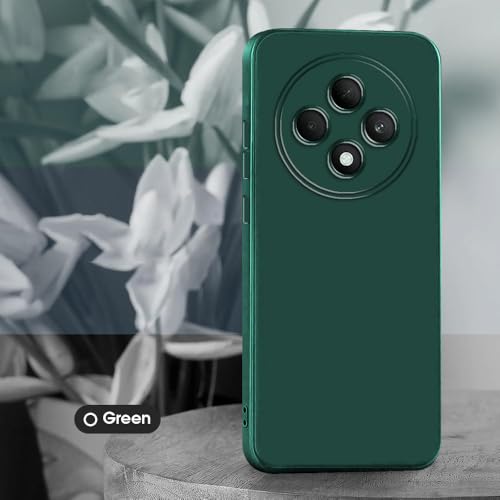 Image of Back Cover for Oppo F27 5G | Full Camera Protection | Premium Liquid Silicon Case | Flexible Bumper Case for Oppo F27 5G (Green)