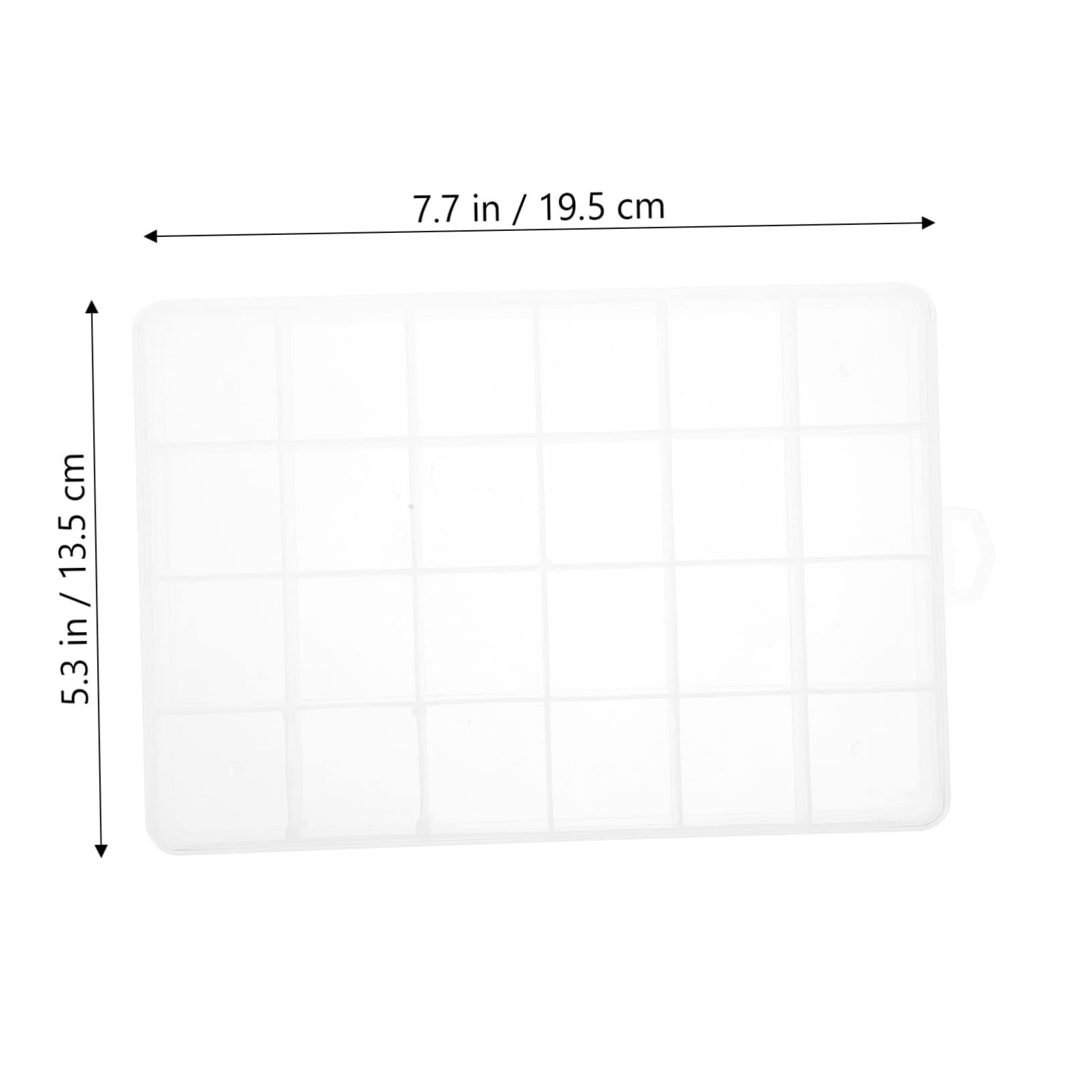 UPKOCH 3Pcs Fishing Organizer with Compartments Durable Transparent Storage Case for Beads and Fishing Gear Convenient Outdoor Use Present for Fishing Enthusiasts