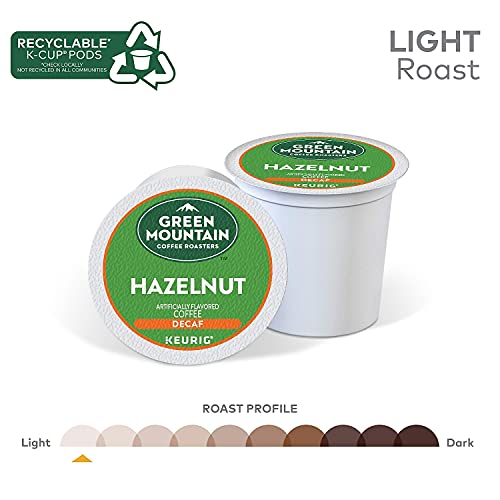 Green Mountain Coffee Roasters Green Mountain Coffee Hazelnut Decaf, Light Roasted, K-Cup Portion Pack for Keurig K-Cup Brewers, 24-Count - image 4