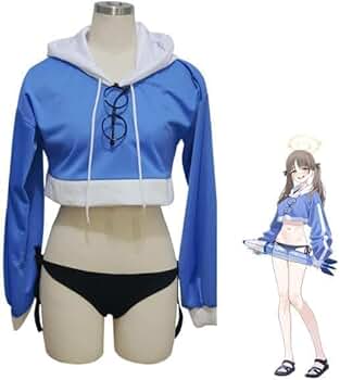 Amazon.co.jp: ブルーアーカイブ 風倉モエ コスプレ 衣装 水着