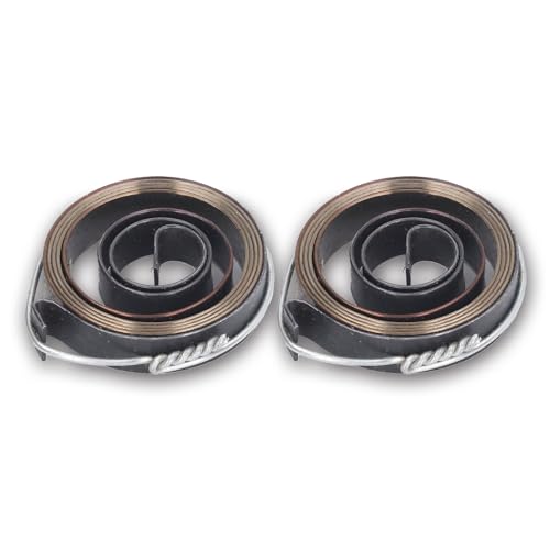 2Pcs Drill Press Spring, Drill Press Return Spring, Quill Spring Feed Return Coil Spring Assembly, 8mm Width 35mm Outer Diameter for Vacuum Cleaner Coil Springs, Coil Hose Coil Springs