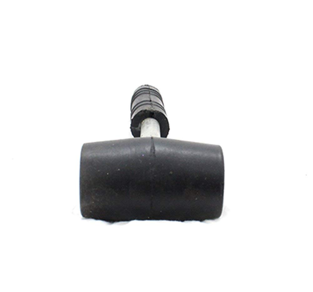 LOVELY® 1.5 inch Diameter Rubber Mallet Hammer With Steel Handle For Soft Impact And No Damage 1
