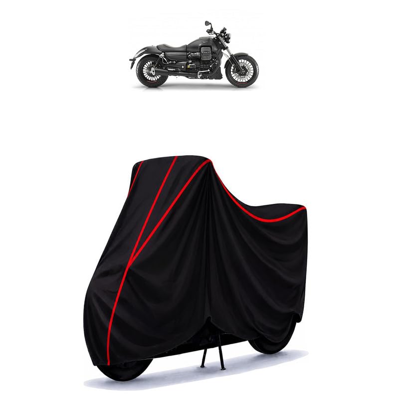 Image of Audace Water Resistant Bike Cover for All Motorcycles & Scooters | Heavy Duty Premium Taffeta Fabric | UV Protection, Dustproof, Scratchproof | All Weather Two Wheeler Body Cover with Elastic Bottom
