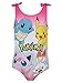 Pokemon Costume da Bagno per Ragazze Pikachu, Squirtle, Jigglypuff And Scorbunny Rosa 5-6 Anni