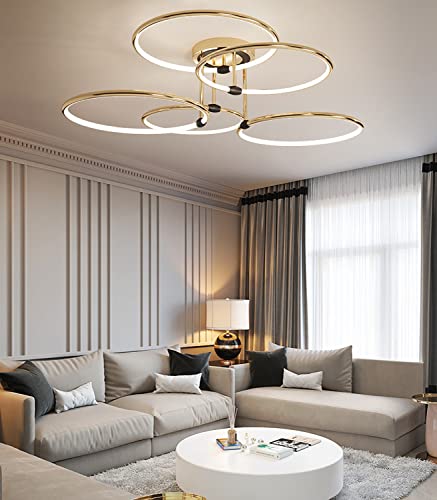 Plafonnier LED salon et salle à manger luminaire moderne chic
