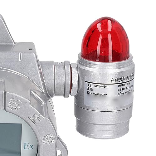 Medidor de Gás H2S Fixo, LCD de Alarme Detector de Gás H2S Fixo 0-100ppm Saída de Sinal Digital RS48