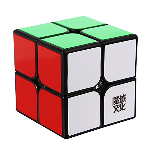 Moyu MOLPB YJ Lingpo 2 X 2 Speed Cube Puzzle Smooth Black Puzzle