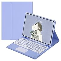 ネイビー iPadケース シールキーボード付き　11インチ 11インチ iPad（A16）、10.9インチ iPad（第10世代）用 ケース一