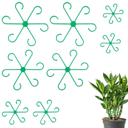 WUSJCOF 8 pièces supports de tige réutilisables – Plantes grimpantes, interieur, tuteur monstera deliciosa, support de plante à feuilles de Monstera, clips de fixation pour jardin, vigne Alocasia