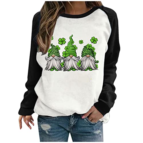Sweatshirt femme grande taille XL confortable noir imprimé contre le froid