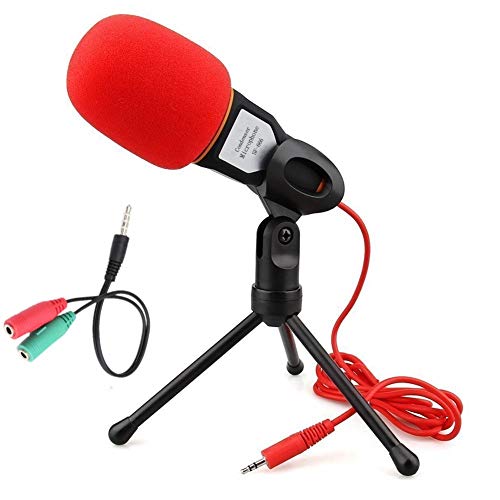 Computer Microphone,Condenser Microphone,Elinka Professional Sound Podcast Studio Microphone for PC Laptop Skype MSN