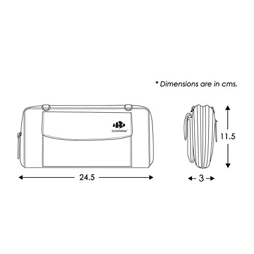 THE-CLOWNFISH-Dark-Brown-Womens-Wallet