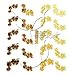 Gold Floral Nail Stickers/Decals
