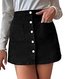 Jupe tendance : cette mini-jupe présente une silhouette trapèze taille haute au style vintage classique, qui souligne parfaitement les courbes des hanches pour créer un look sensuel et séduisant qui rayonne de charme.